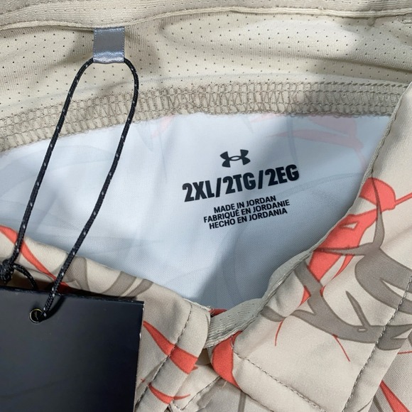 Under Armour UPF 30 Dockside SS Novelty  Button Shirt  Men's  Size 2XL XXL *READ - Picture 3 of 15